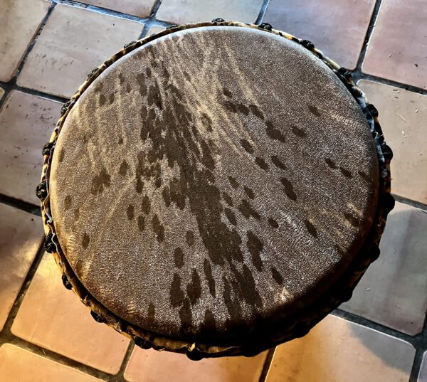 Iroko Wood Djembe' Drum - Image 4