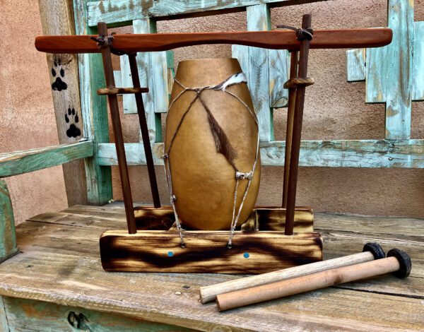 Limba/Mbila-Ilimba Drum with 2 Mallets