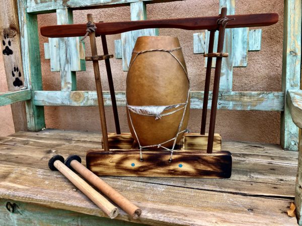 Limba/Mbila-Ilimba Drum with 2 Mallets - Image 8