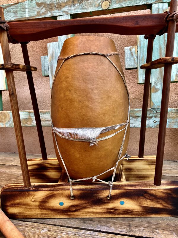 Limba/Mbila-Ilimba Drum with 2 Mallets - Image 2