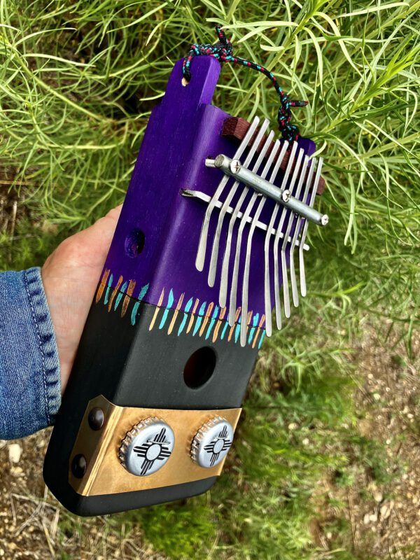 Purple/Black Small Kalimba - Image 2