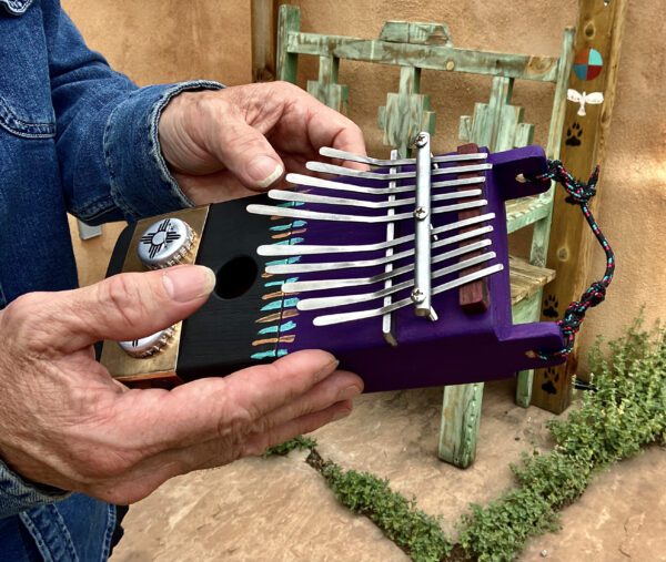 Purple/Black Small Kalimba - Image 5