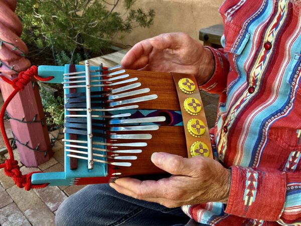 Zia Painted Red Cedar/Redwood Kalimba