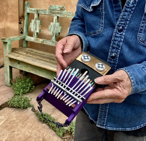 Purple/Black Small Kalimba - Image 6