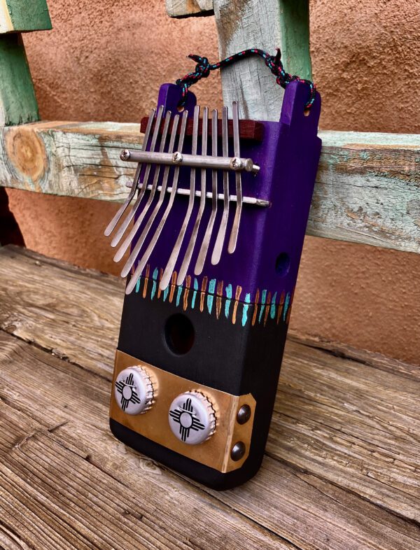 Purple/Black Small Kalimba - Image 3