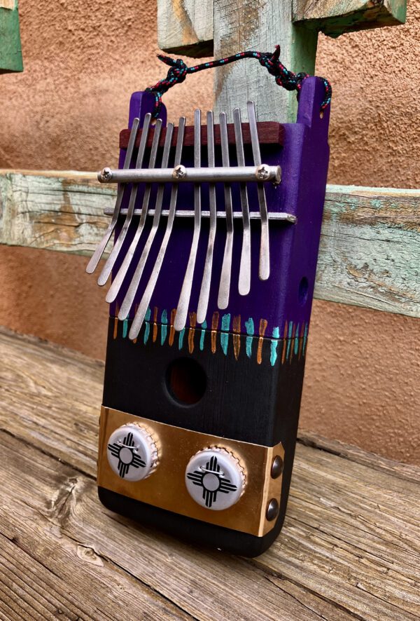 Purple/Black Small Kalimba - Image 8