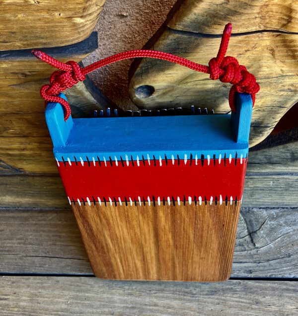 Zia Painted Red Cedar/Redwood Kalimba - Image 5