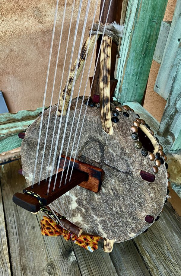 Small Ngoni Kamale Style Harp 10 String - Image 13